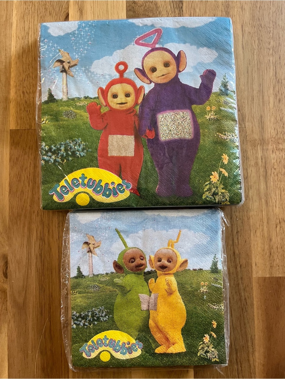 1998 Teletubbies Napkins